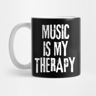 Music Is Therapy Musician Mug